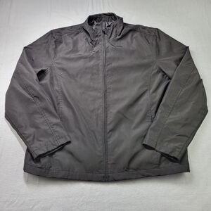 Structure Men’s Black Full Zip Windbreaker Jacket Size XL Lightweight Polyester